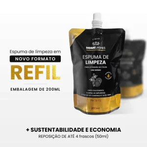 Espuma de Limpeza Refil Unilashes 200ml